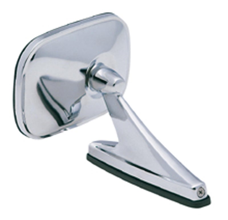 K Source Universal Replacement Classic Oblong Mirror â€“ Driver & Passenger Side, 4 11/16" x 3 5/8" Mirror, Chrome Finish, Easy Install, For Most Cars, Vans, SUVs & Trucks